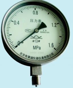 北京銷售brighty布萊迪全鋼壓力表YTH-100H現貨_儀器儀表_世界工廠網